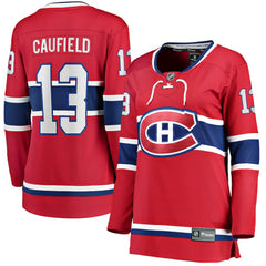 Cole Caufield Montreal Canadiens Fanatics Women's Home Premier Breakaway Player Jersey Breakaway Jersey Red