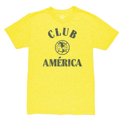 Club America 1863FC Team Arch Vintage Tri-Blend T-Shirt - Yellow online