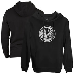 Club America 1863FC Mono Badge Fleece Pullover Hoodie Sweatshirt - Black for sale