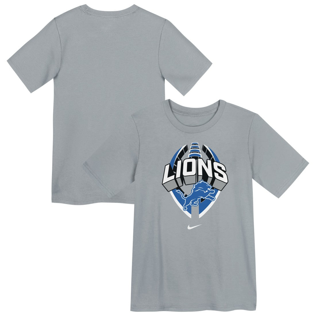 Detroit Lions Preschool Icon Legend Dri-FIT T-Shirt - Gray | Nike outlet