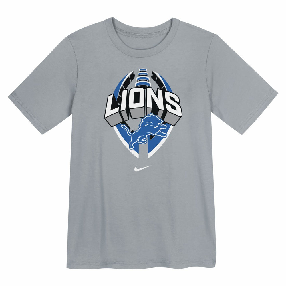 Detroit Lions Preschool Icon Legend Dri-FIT T-Shirt - Gray | Nike outlet