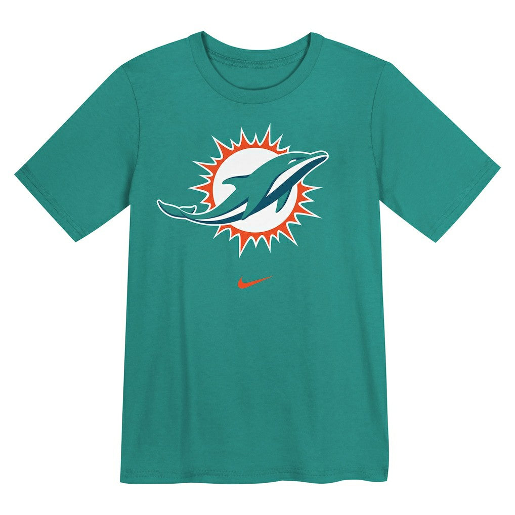 Miami Dolphins Preschool Primary Logo Legend Performance T-Shirt - Aqua | Nike for sale