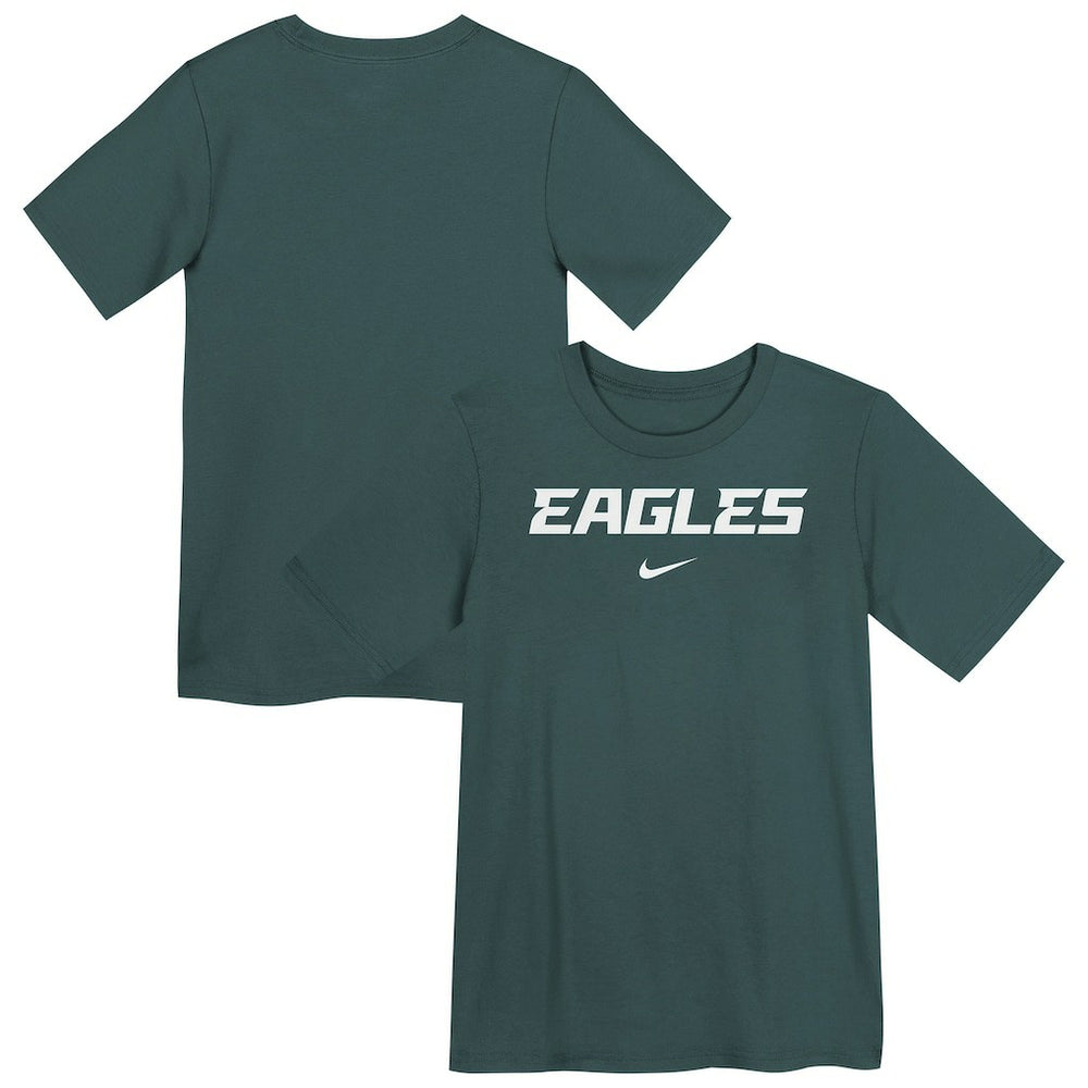 Philadelphia Eagles Preschool Wordmark T-Shirt - Midnight Green | Nike on sale