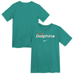 Miami Dolphins Preschool Wordmark T-Shirt - Aqua | Nike online