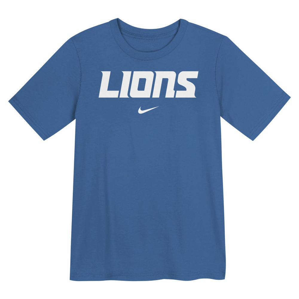 Detroit Lions Preschool Wordmark T-Shirt - Blue | Nike discount