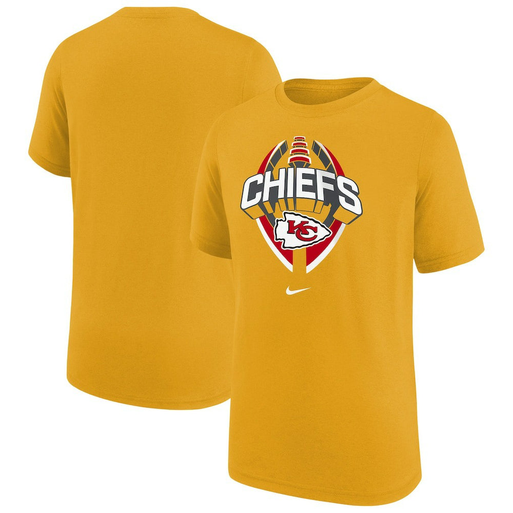 Kansas City Chiefs Youth Icon Legend T-Shirt - Gold | Nike online