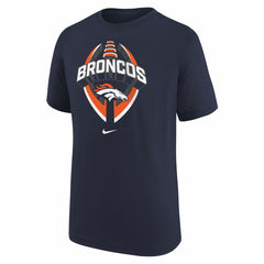 Denver Broncos Youth Icon Legend T-Shirt - Navy | Nike for sale