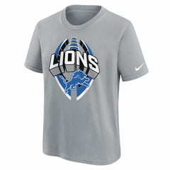 Detroit Lions Youth Icon Legend T-Shirt - Gray | Nike on sale