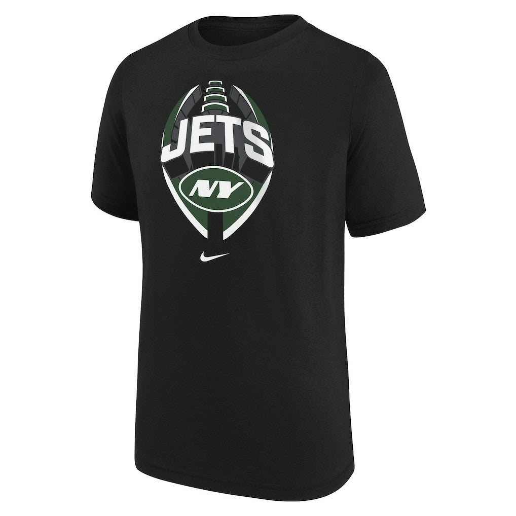 New York Jets Youth Icon Legend T-Shirt - Black | Nike sale
