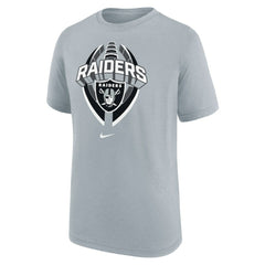 Las Vegas Raiders Youth Icon Legend T-Shirt - Gray | Nike sale