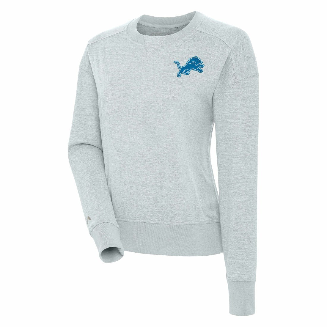 Detroit Lions Antigua Women's Forward Fleece Pullover Sweatshirt - Heather Gray cheap