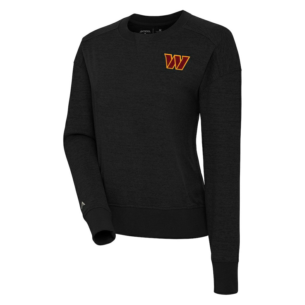 Washington Commanders Antigua Women's Forward Fleece Pullover Sweatshirt - Black on sale