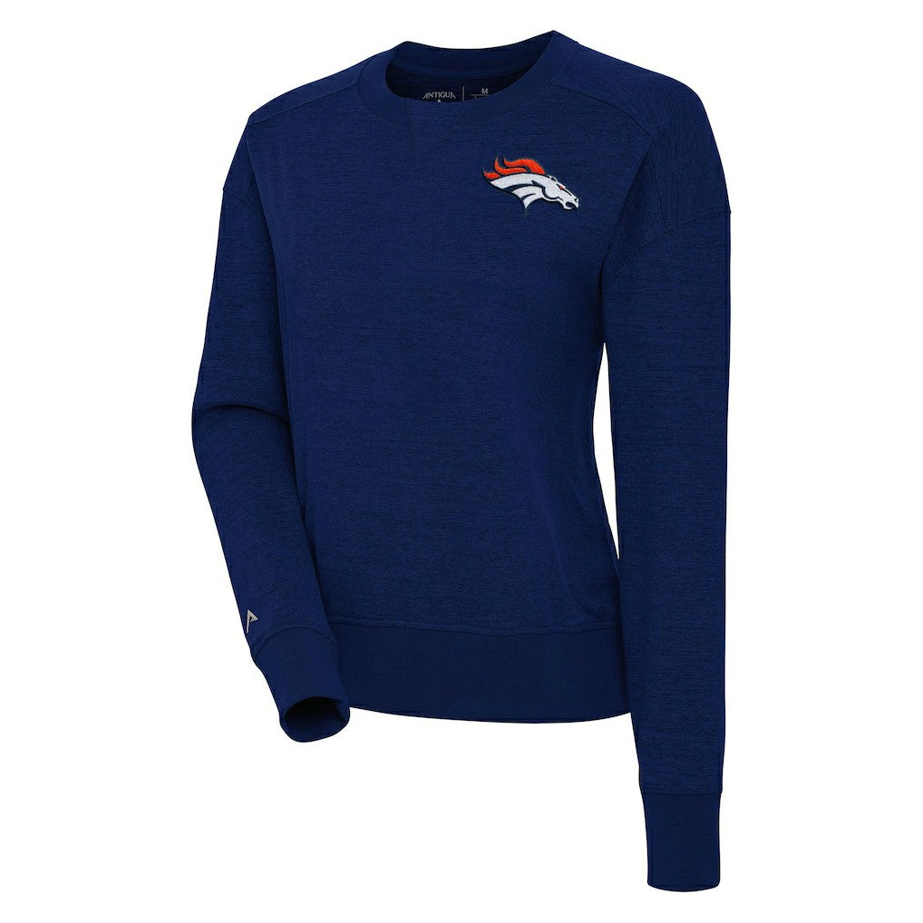 Denver Broncos Antigua Women's Forward Fleece Pullover Sweatshirt - Navy outlet