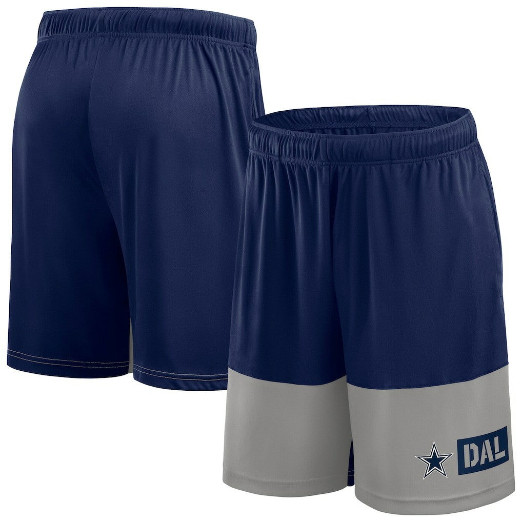 Dallas Cowboys Big & Tall Best of the Best Performance Shorts - Navy/Silver sale