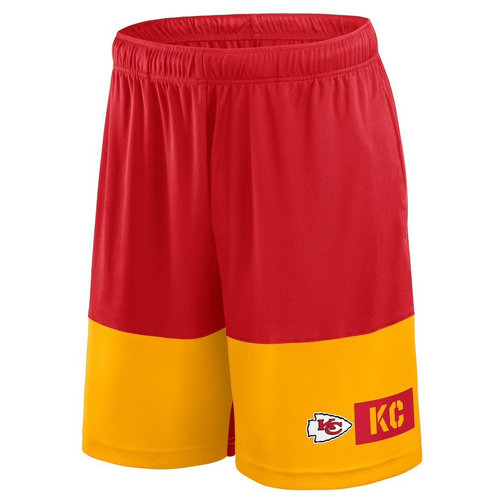 Kansas City Chiefs Big & Tall Best of the Best Performance Shorts - Red/Gold for sale