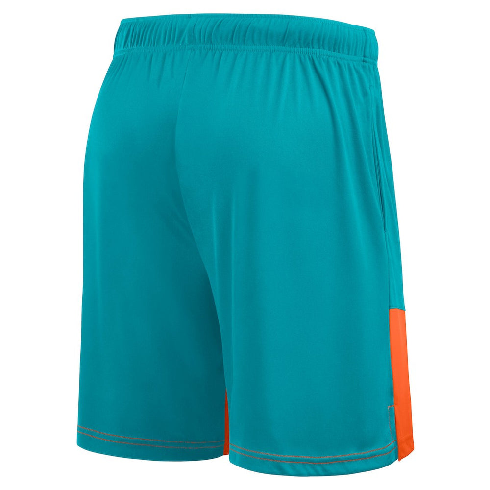 Miami Dolphins Big & Tall Best of the Best Performance Shorts - Aqua/Orange outlet