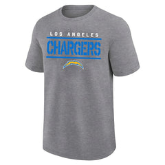 Los Angeles Chargers Big & Tall Top Notch T-Shirt - Heather Gray cheap