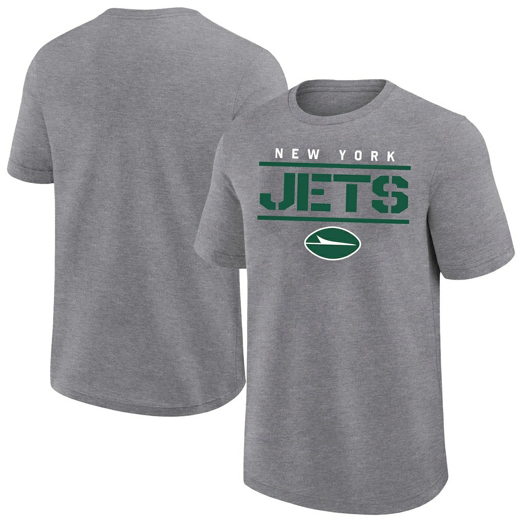 New York Jets Big & Tall Top Notch T-Shirt - Heather Gray online