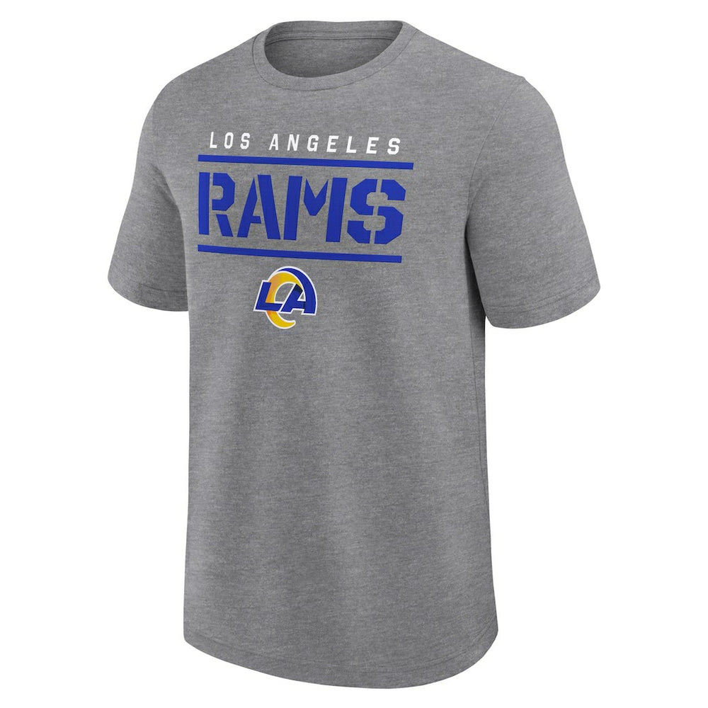 Los Angeles Rams Big & Tall Top Notch T-Shirt - Heather Gray for sale