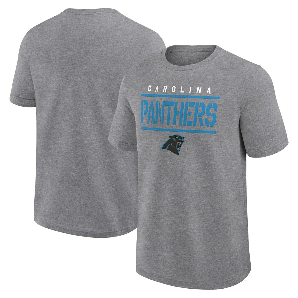 Carolina Panthers Big & Tall Top Notch T-Shirt - Heather Gray online
