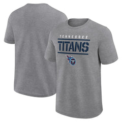 Tennessee Titans Big & Tall Top Notch T-Shirt - Heather Gray discount