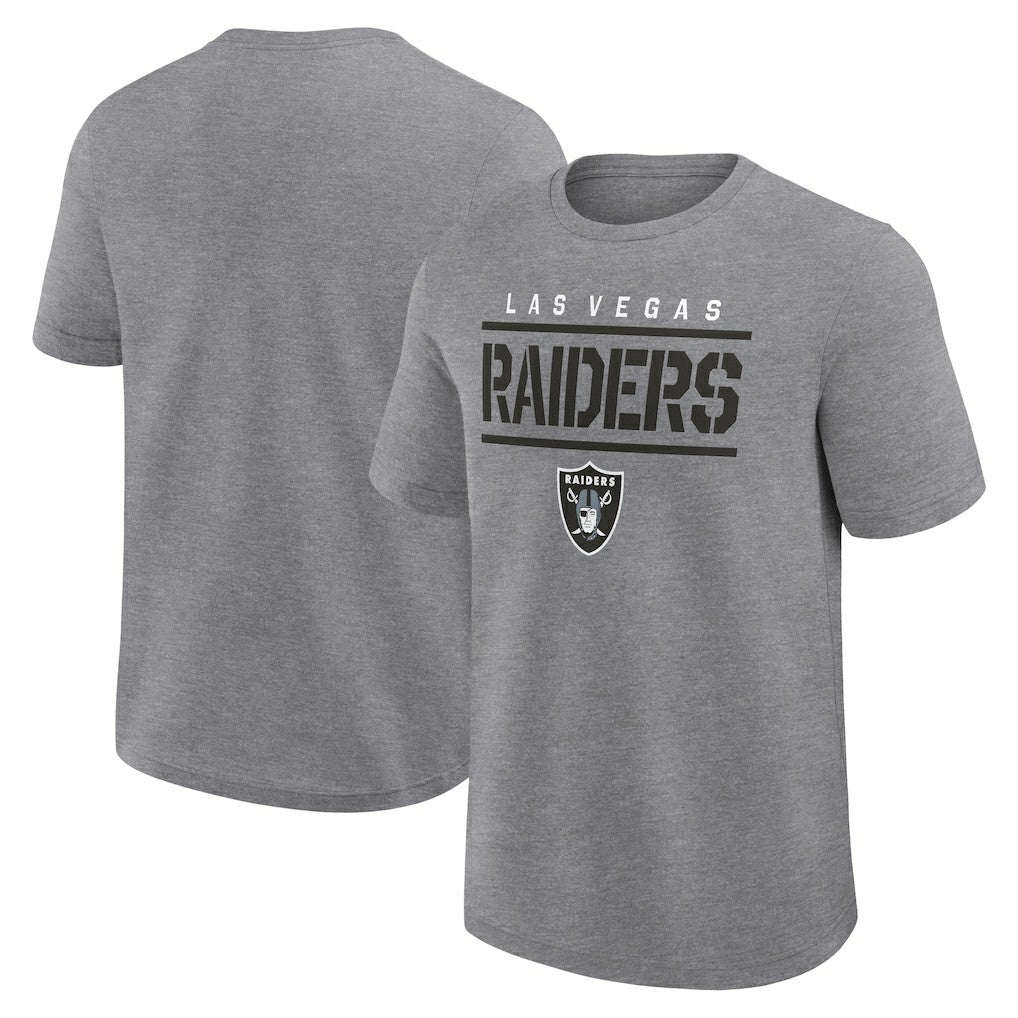 Las Vegas Raiders Big & Tall Top Notch T-Shirt - Heather Gray sale