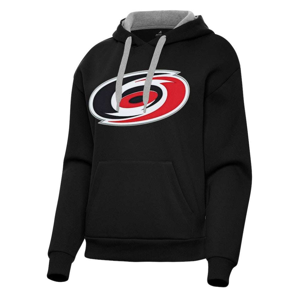 Carolina Hurricanes Antigua Women's Victory Pullover Hoodie Black