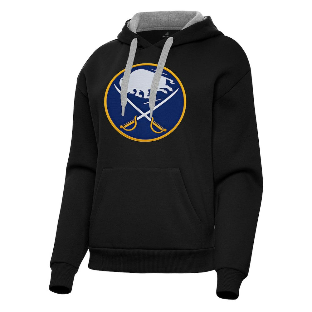 Buffalo Sabres Antigua Women's Victory Pullover Hoodie Black