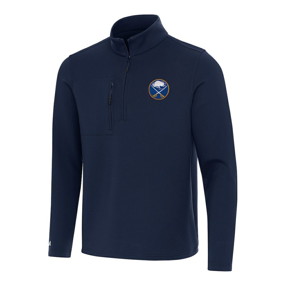 Buffalo Sabres Antigua Insider Quarter-Zip Top Navy