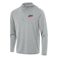 Carolina Hurricanes Antigua Tidy Quarter-Zip Hoodie Heather Gray