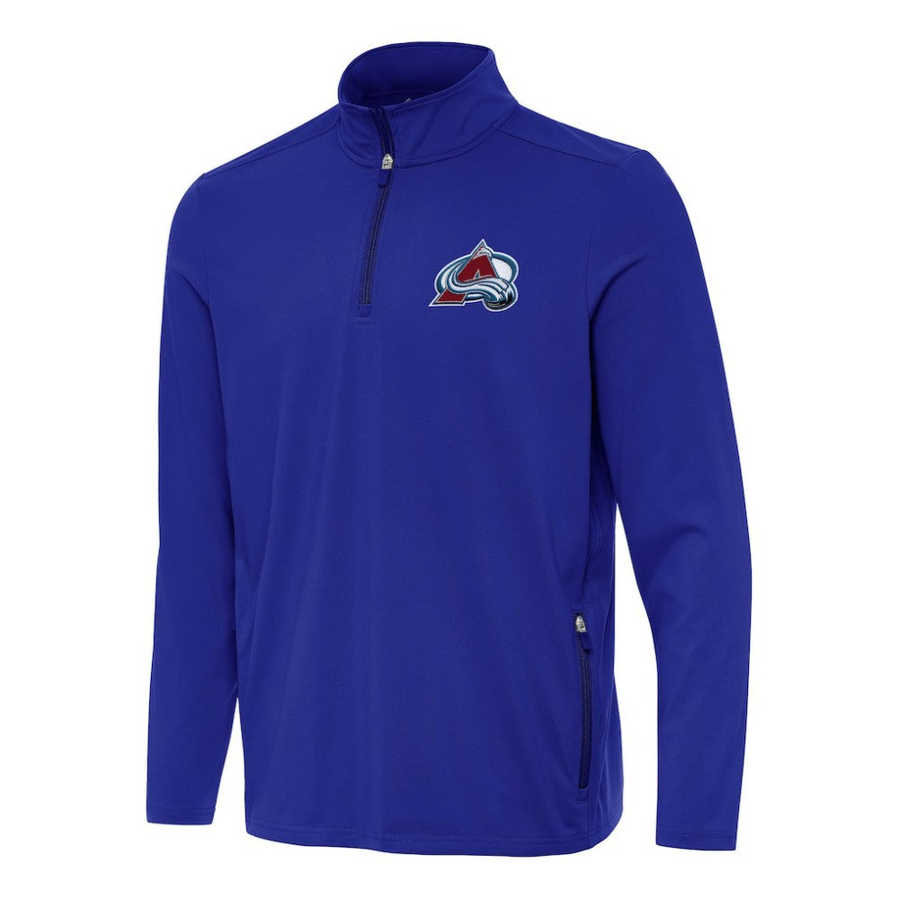 Colorado Avalanche Antigua Perilous Quarter-Zip Sweatshirt Royal