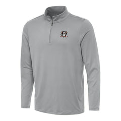 Anaheim Ducks Antigua Reprocess Quarter-Zip Top Gray
