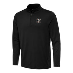 Anaheim Ducks Antigua Reprocess Quarter-Zip Top Black