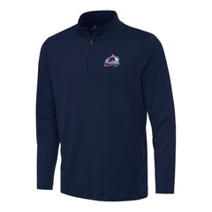 Colorado Avalanche Antigua Reprocess Quarter-Zip Top Navy