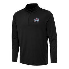 Colorado Avalanche Antigua Reprocess Quarter-Zip Top Black
