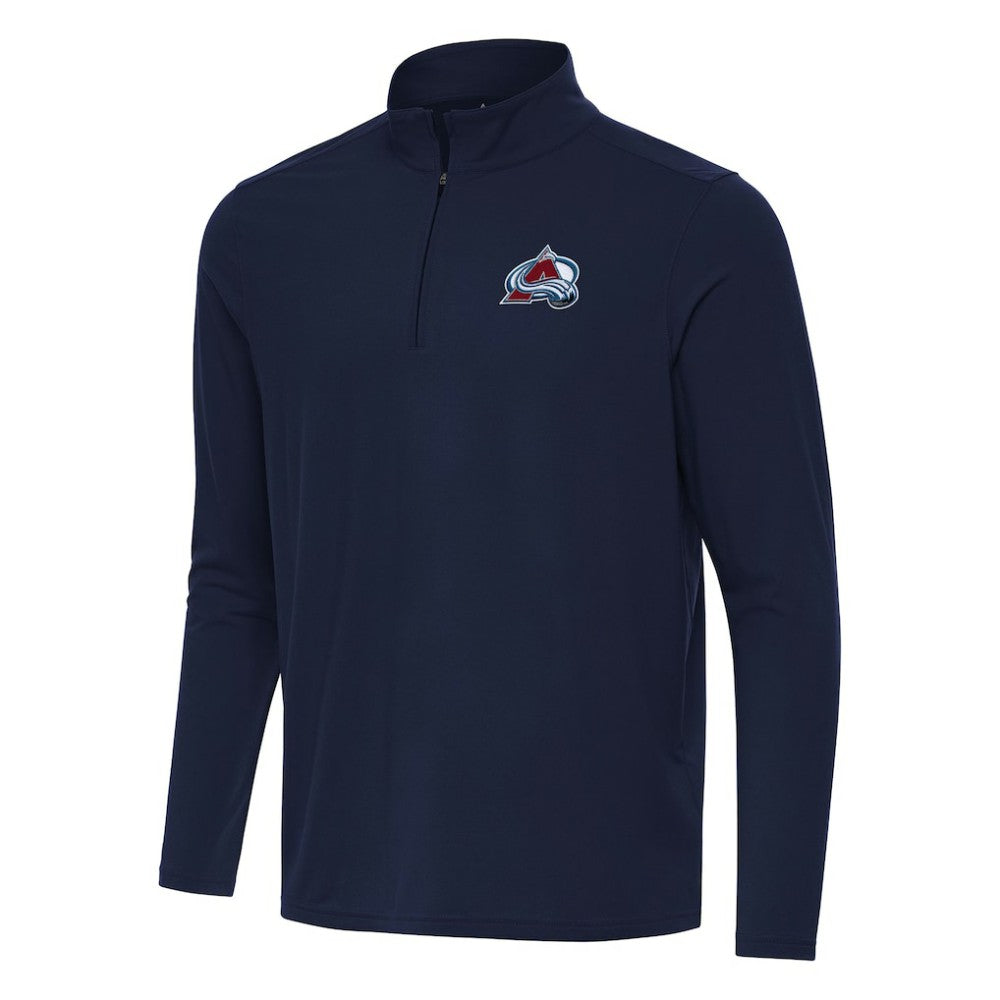 Colorado Avalanche Antigua Intent Quarter-Zip Top Navy