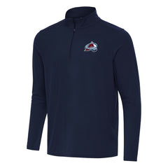 Colorado Avalanche Antigua Intent Quarter-Zip Top Navy