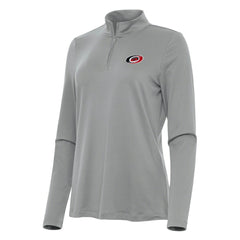 Carolina Hurricanes Antigua Women's Reprocess Quarter-Zip Top Gray