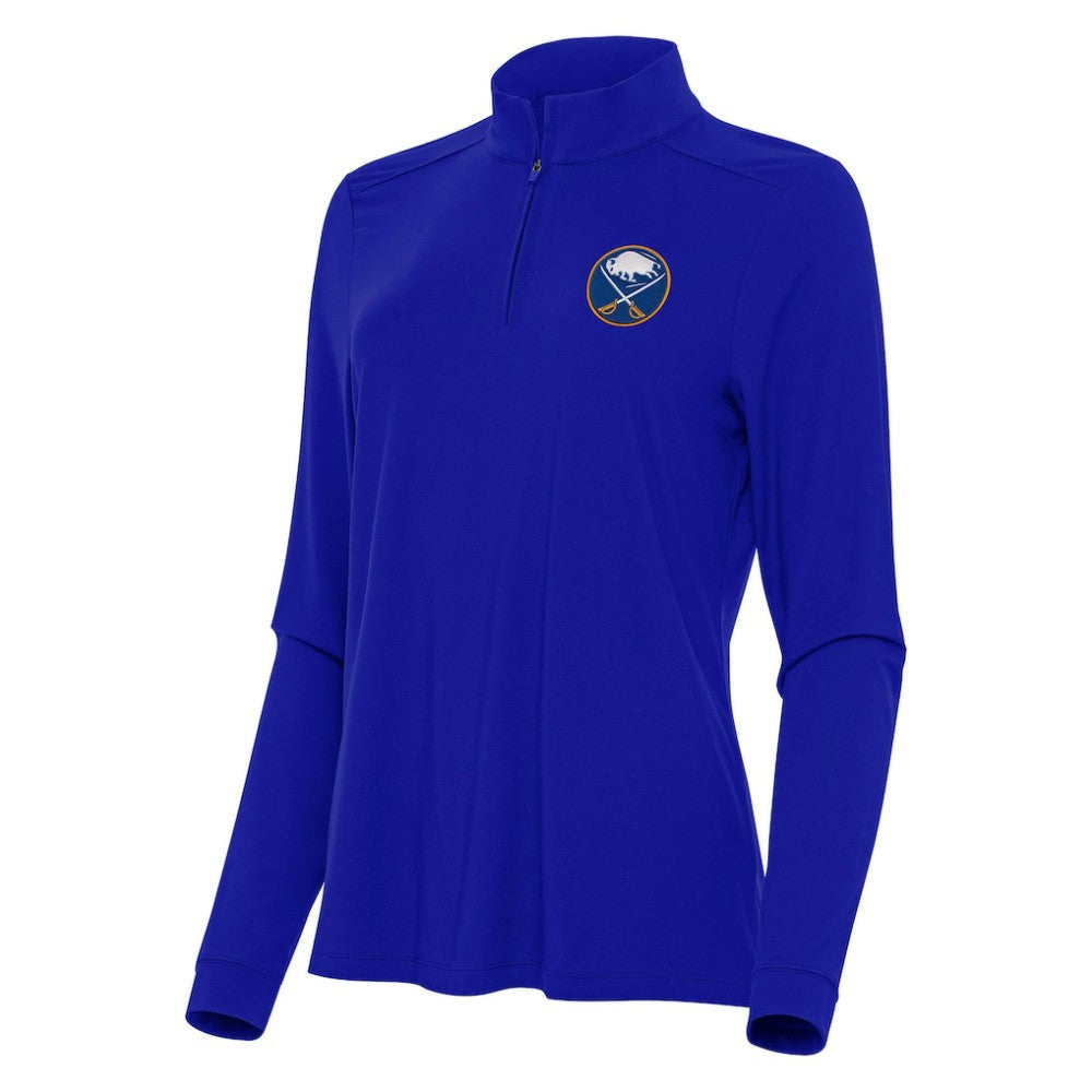 Buffalo Sabres Antigua Women's Intent Quarter-Zip Top Royal