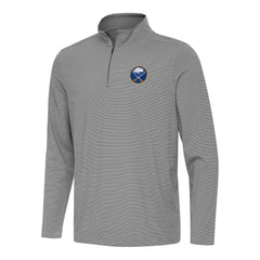 Buffalo Sabres Antigua Twine Quarter-Zip Top Black