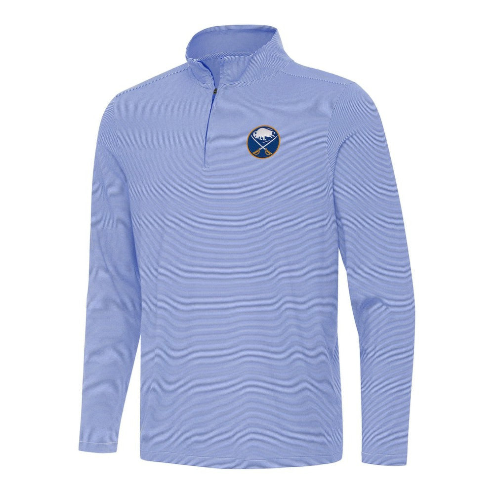 Buffalo Sabres Antigua Twine Quarter-Zip Top Royal
