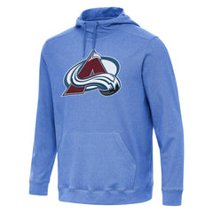 Colorado Avalanche Antigua Cloud Pullover Hoodie Heather Royal
