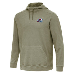 Colorado Avalanche Antigua Cloud Pullover Hoodie Olive