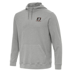 Anaheim Ducks Antigua Cloud Pullover Hoodie Heather Gray