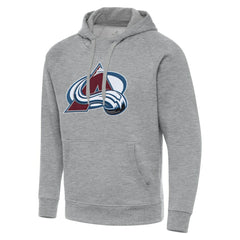Colorado Avalanche Antigua Big & Tall Victory Pullover Hoodie Heather Gray