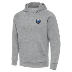Buffalo Sabres Antigua Big & Tall Victory Pullover Hoodie Heather Gray