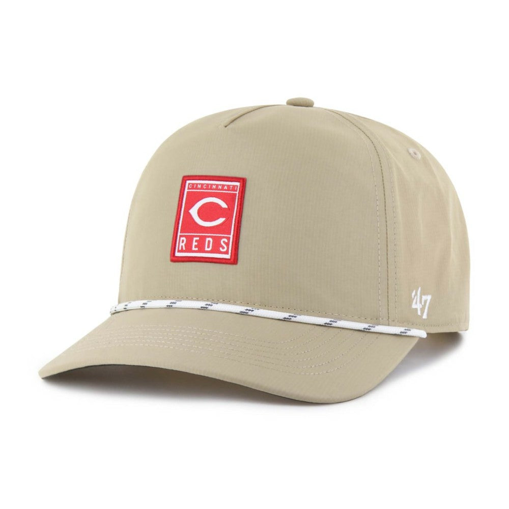 Cincinnati Reds Cozumel Hitch Adjustable Hat - Khaki | 47 brand