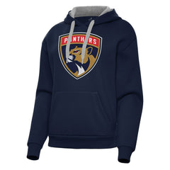 Florida Panthers Antigua Women's Victory Pullover Hoodie Navy