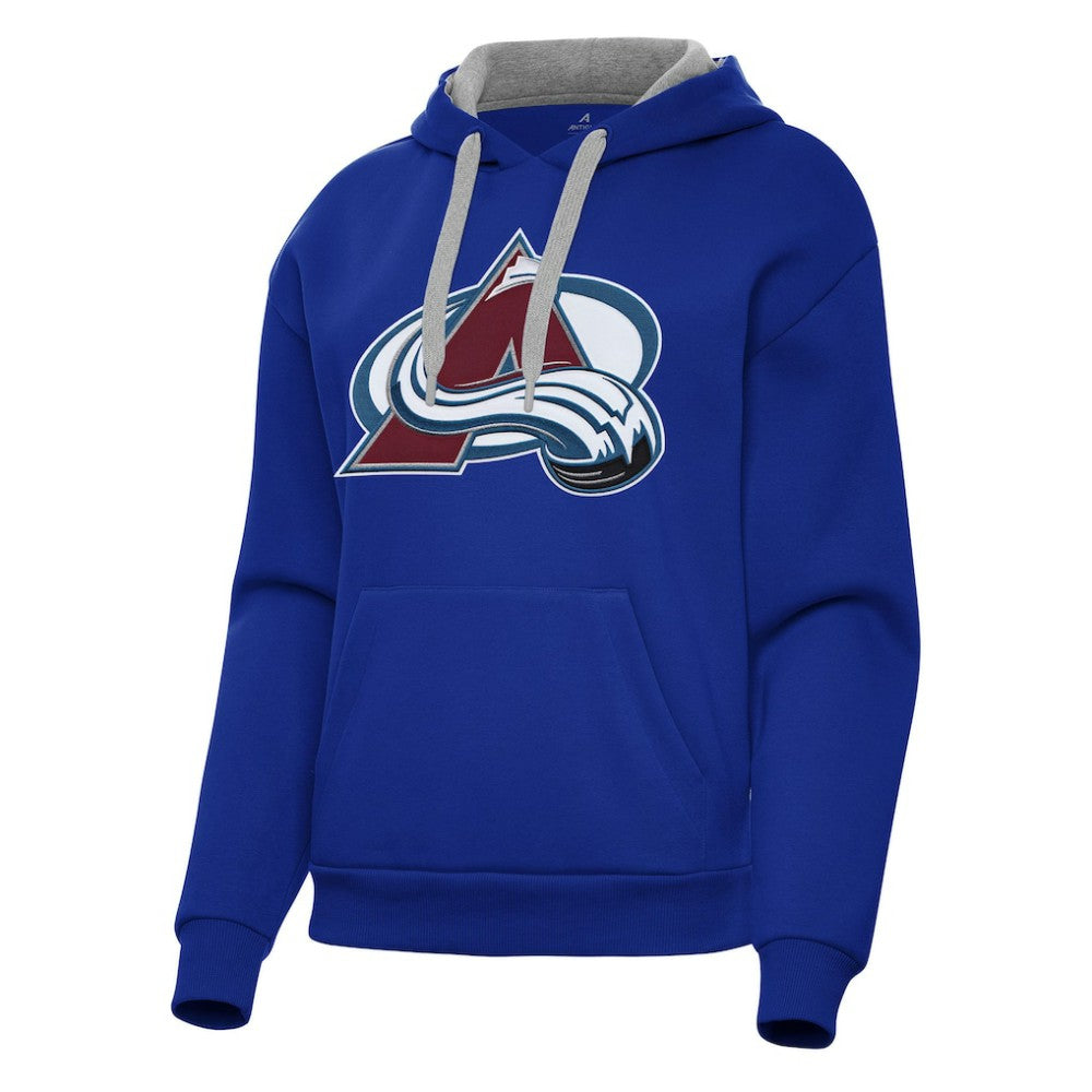 Colorado Avalanche Antigua Women's Victory Pullover Hoodie Royal