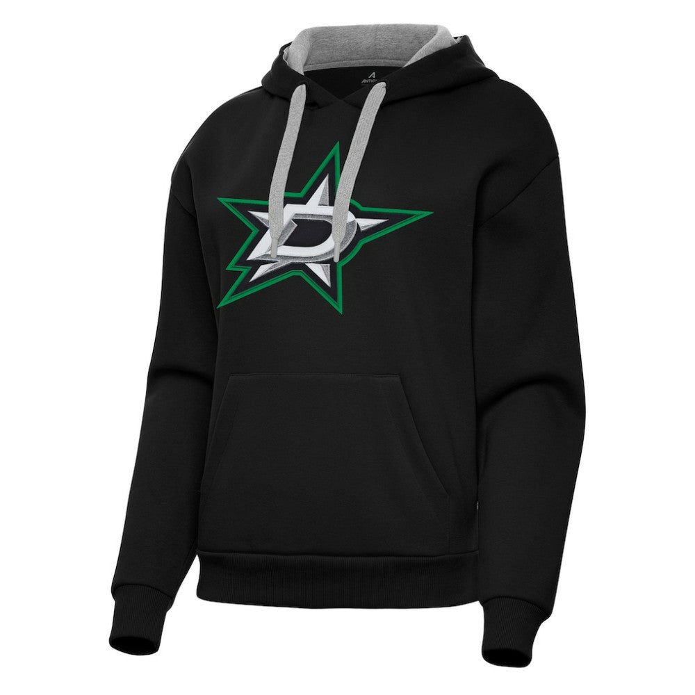 Dallas Stars Antigua Women's Victory Pullover Hoodie Black
